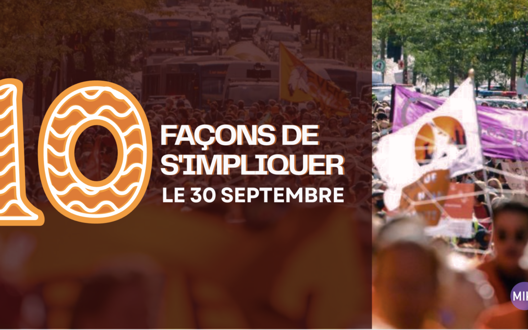 Votre liste définitive des événements pour le 30 septembre